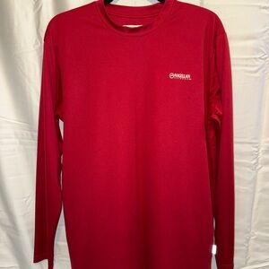 Magellan Outdoors Red Long Sleeve Tee
